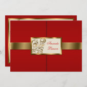 Invitation florale de remous (Devant / Derrière)