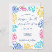 Invitation Florale Ditsy (Devant)