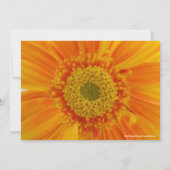 Invitation florale d'obtention du diplôme de (Dos)