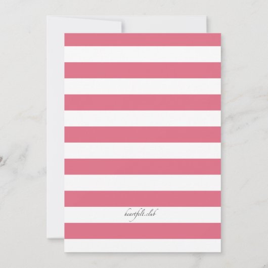 Invitation florale d'une femme (Dos)