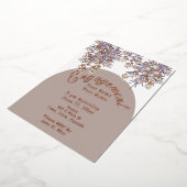 Invitation florale Elegant Chic Foil (Rotation)