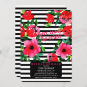 Invitation Florale Époustouflante (Devant / Derrière)