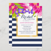 Invitation florale étonnante (Devant / Derrière)