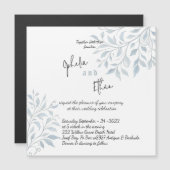 Invitation Florale Française Simple (Devant / Derrière)