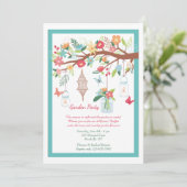 Invitation Florale Garden Party (Debout devant)