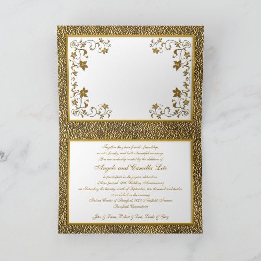 Invitation florale IMPRIMÉE d'anniversaire de (Intérieur)