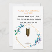 Invitation florale inconnue (Devant)