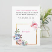 Invitation florale inconnue (Debout devant)