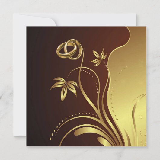 Invitation florale Mariage (Dos)