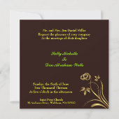 Invitation florale Mariage (Devant)