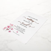Invitation Florale mariage (Rotation)