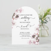 Invitation Florale mariage (Debout devant)