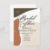 Invitation florale moderne (Devant / Derrière)