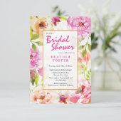 Invitation florale moderne (Debout devant)