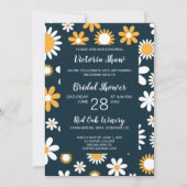 Invitation Florale moderne de douche nuptiale (Devant)