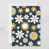 Invitation Florale moderne de douche nuptiale (Dos)