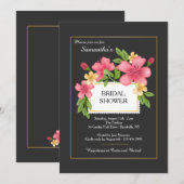 Invitation Florale Parfaite (Devant / Derrière)
