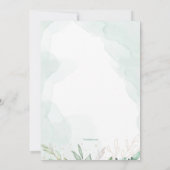 Invitation Florale Pastel (Dos)