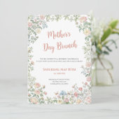 Invitation florale pour le brunch de la fête des m (Debout devant)