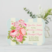 Invitation florale pour tout événement (Debout devant)