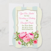 Invitation florale pour tout événement (Devant)