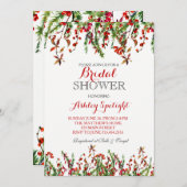 Invitation florale pour une fête de mariage de Noë (Devant / Derrière)