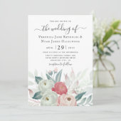 Invitation florale Ranunculus (Debout devant)