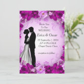 ✨ Invitation Florale Romantique Pour Souvenir De M (Debout devant)