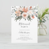 Invitation Florale Roses Roses Roses Rose (Debout devant)