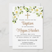 Invitation florale simple (Devant)