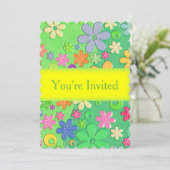 Invitation florale sur mesure (Debout devant)