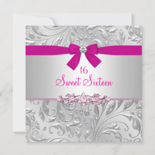 Invitation Florale Tourbillonnante & Rose pour Swe