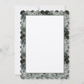 Invitation florale vide (Devant)