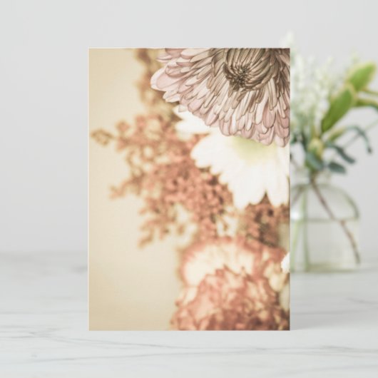 Invitation Florale Vierge (Debout devant)