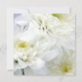 Invitation Florale White Bridal Showeuse (Dos)