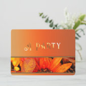 Invitation Florales d'automne (Debout devant)