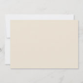 Invitation florales de baies et de broussailles Baptême photo (Dos)