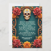 Invitation 💀 Florales & Phantoms, Día de los Muertos (Dos)