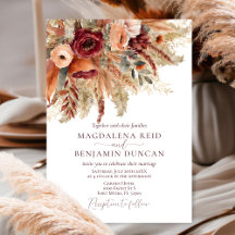 Floraux en terre bourgogne Pampas Mariage en herbe