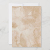 Invitation Flore autour de la Fête des mariées de l'horloge (Dos)