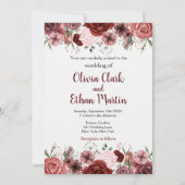 Invitation Flore d'aquarelle de Bourgogne (Devant)