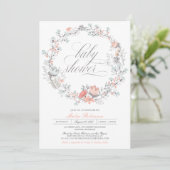 Invitation Flore de printemps de la couronne botanique| Baby (Debout devant)