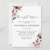 Invitation Flore De Soie La Nuit Avant L'Invitation (Devant)