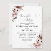 Invitation Flore De Soie La Nuit Avant L'Invitation (Devant)