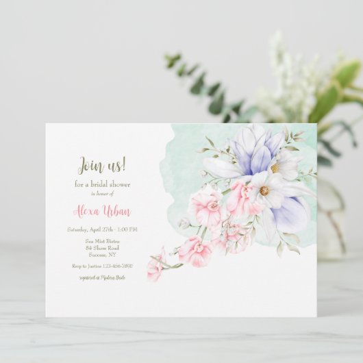 Invitation Flore doux (Debout devant)