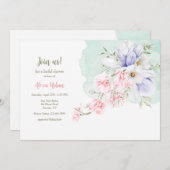 Invitation Flore doux (Devant / Derrière)