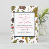 Invitation Flore et faune boisées 2 (Debout devant)