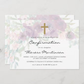 Invitation Flore gonflable avec confirmation croisée (Devant / Derrière)