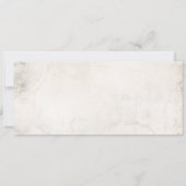 Invitation Flore Mlle à Mme Travel Fête des mariées Billet (Dos)