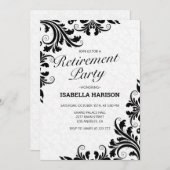 Invitation Flore noire (Devant / Derrière)